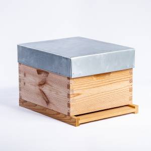 Ruche Dadant 10 [à bandes lisses avec plancher pin aéré] APISTORE