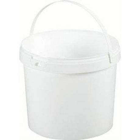 Seau plastique blanc 5 kg de miel 3.8L inviolable