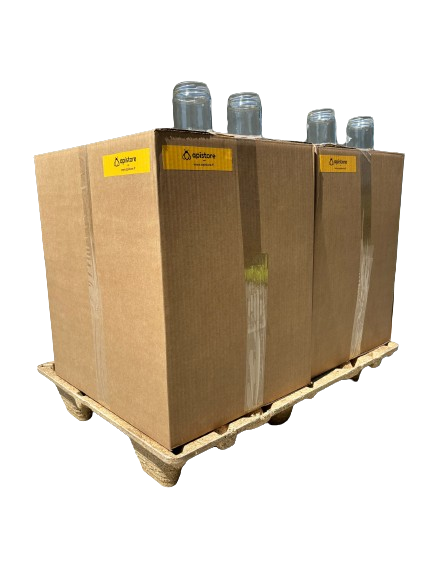 Couche-palette en carton de pot en verre 250g (228ml), TO63 Couche-palette en carton de pot en verre 250g (228ml), TO63 — Apistore — photo 12 sur 12