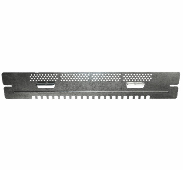 Porte d’entrée 380mm lisse avec glissières entrée été/fermeture aérée — Apistore