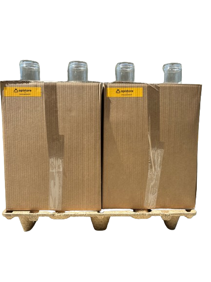 Couche-palette carton de pot en verre 500g (390ml), TO82 Couche-palette carton de pot en verre 500g (390ml), TO82 — Apistore — photo 8 sur 9