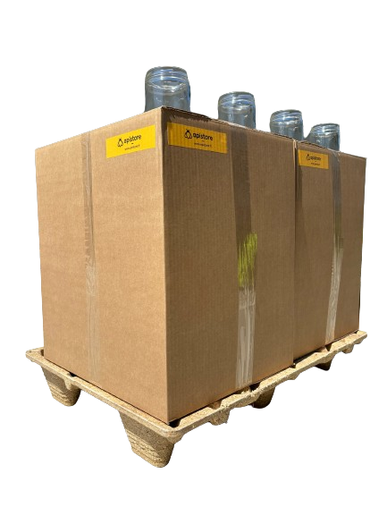 Couche-palette carton de pot en verre 500g (390ml), TO82 Couche-palette carton de pot en verre 500g (390ml), TO82 — Apistore — photo 9 sur 9