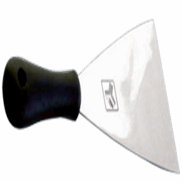 Spatule modèle large en inox avec manche en plastique — Apistore
