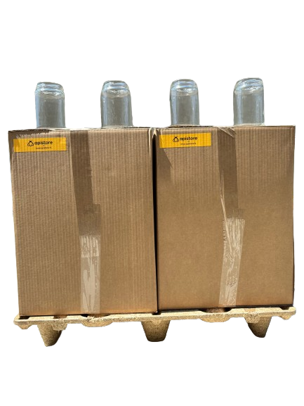 Couche-palette en carton pot en verre 1kg (750ml), TO82 Couche-palette en carton pot en verre 1kg (750ml), TO82 — Apistore — photo 8 sur 9