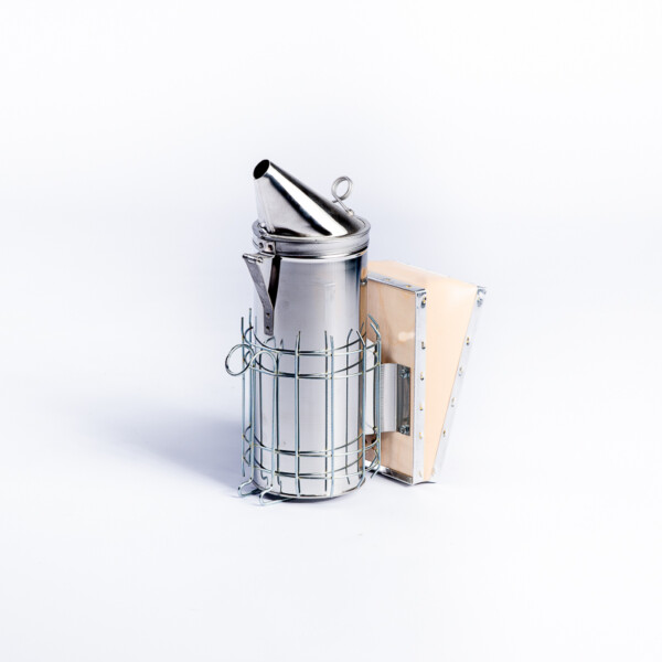 Enfumoir américain Dadant en inox, Grand Modèle — Apistore