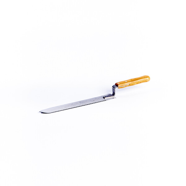 Couteau à désoperculer en inox avec lame 28cm et manche bois — Apistore