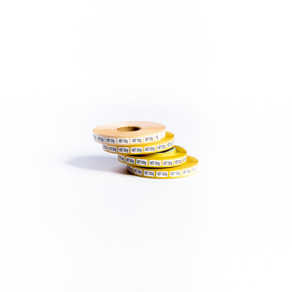 Etiquette poids « net 250g » le rouleau de 1000 — Apistore