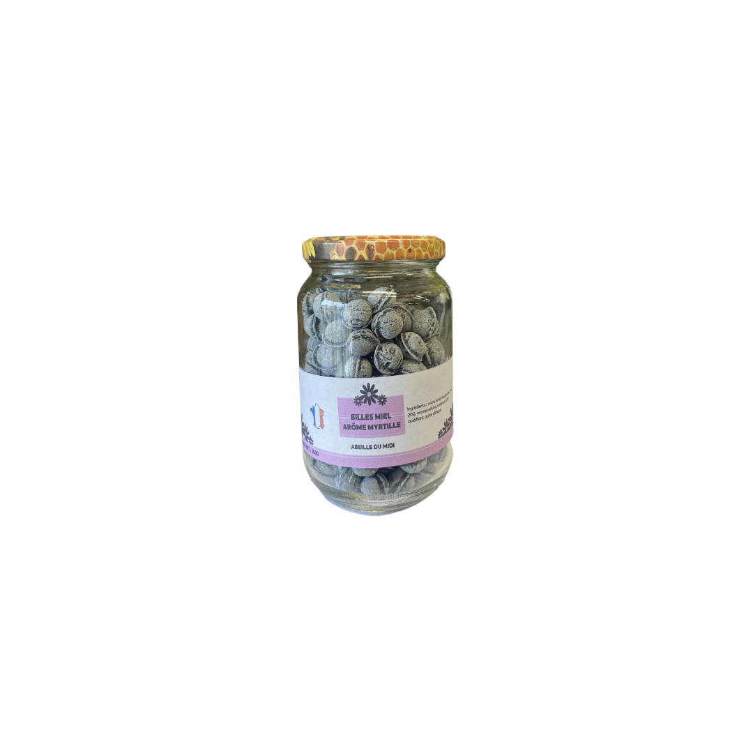 Boules miel et myrtille 250g Boules miel et myrtille 250g — Apistore