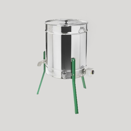 Chaudière à cire inox ronde 115L électrique — Apistore — photo 3 sur 4