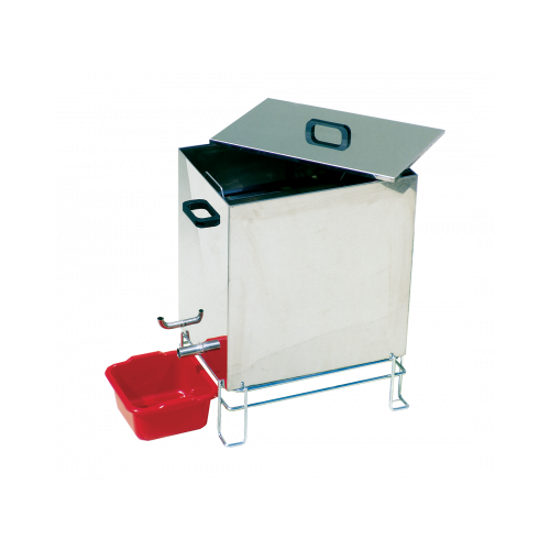 Chaudière à cire inox rectangulaire 16 cadres — Apistore