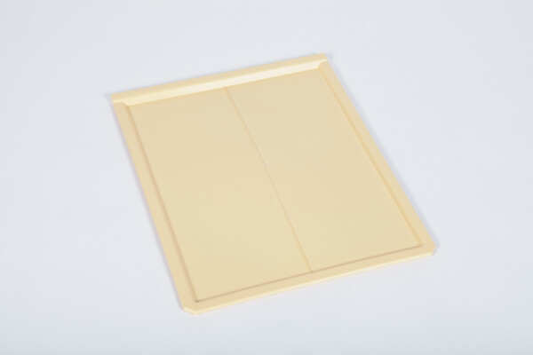 Plaque de fermeture jaune pour plancher en plastique Nicotplast — Apistore — photo 2 sur 2