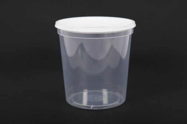 Pot en plastique Nicot transparent sans impression 1kg