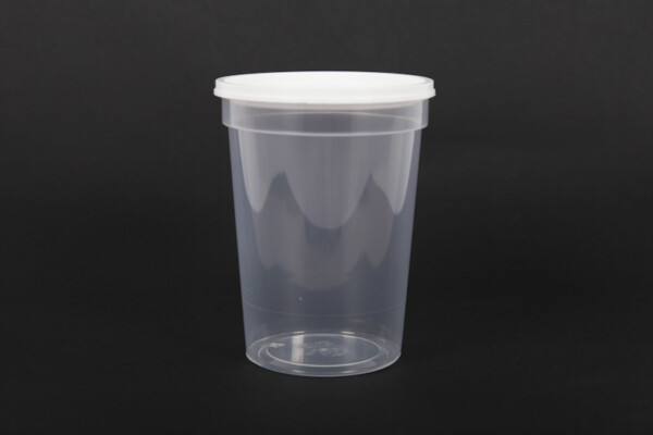 Pot en plastique Nicot transparent sans impression 500g, le sachet de 25 — Apistore — photo 2 sur 2