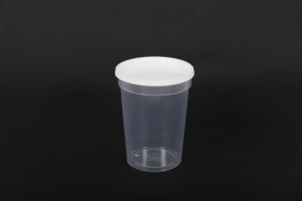 Pot en plastique Nicot transparent sans impression 250gr le carton de 300
