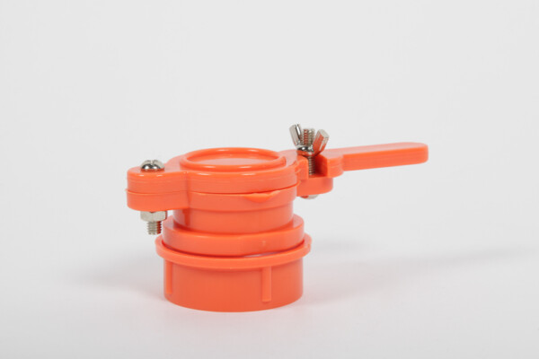 Robinet à clapet en plastique 38mm avec écrou — Apistore — photo 5 sur 9
