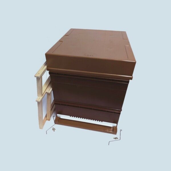 Ruche Dadant 10 plastique Nicotplast avec cadres droits — Apistore — photo 2 sur 3