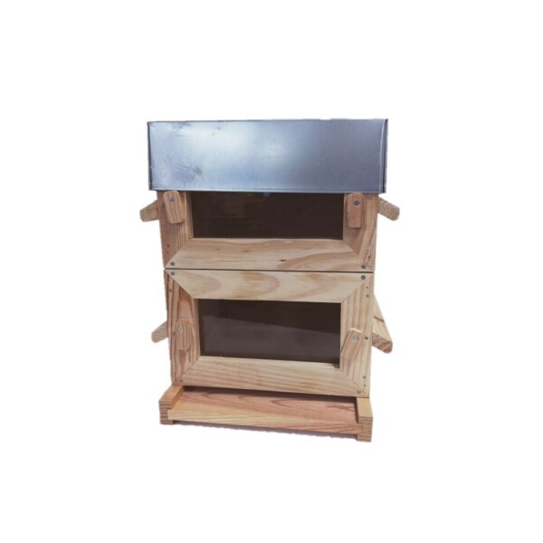 Ruche warré 8 avec corps vitrés en épicéa — Apistore — photo 1 sur 2