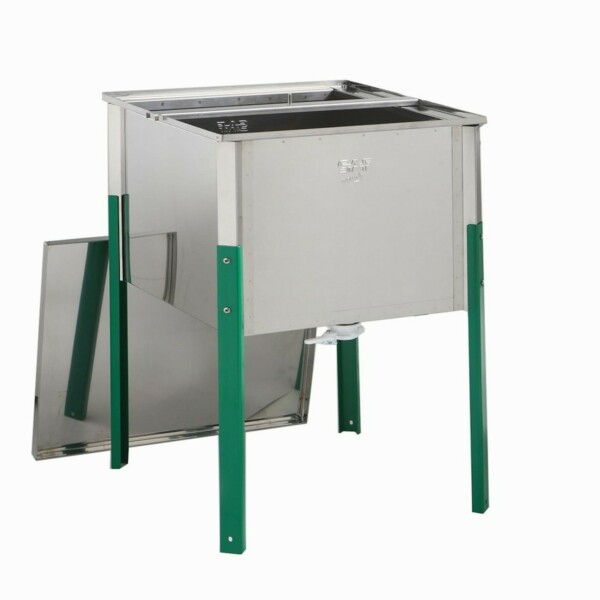 Bac à désoperculer en Inox SAF 50cm, fileté — Apistore — photo 2 sur 2