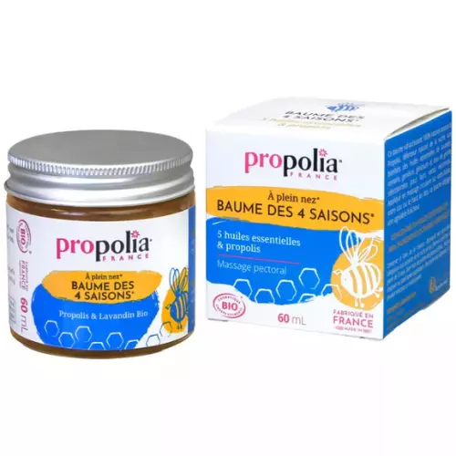 Baume des 4 saisons propolis et lavandin Bio — Apistore — photo 4 sur 4
