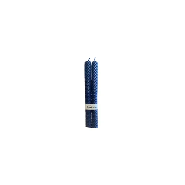 Bougie de table en cire d’abeille roulée — Apistore