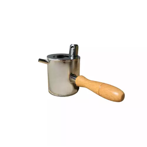 Burette à cire double paroi en inox — Apistore