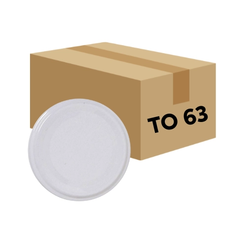 Capsules TO63 blanche, carton de 1400 — Apistore