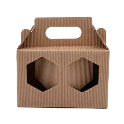 Présentoir en carton ondulé 2 pots de 228ml — Apistore — photo 1 sur 2