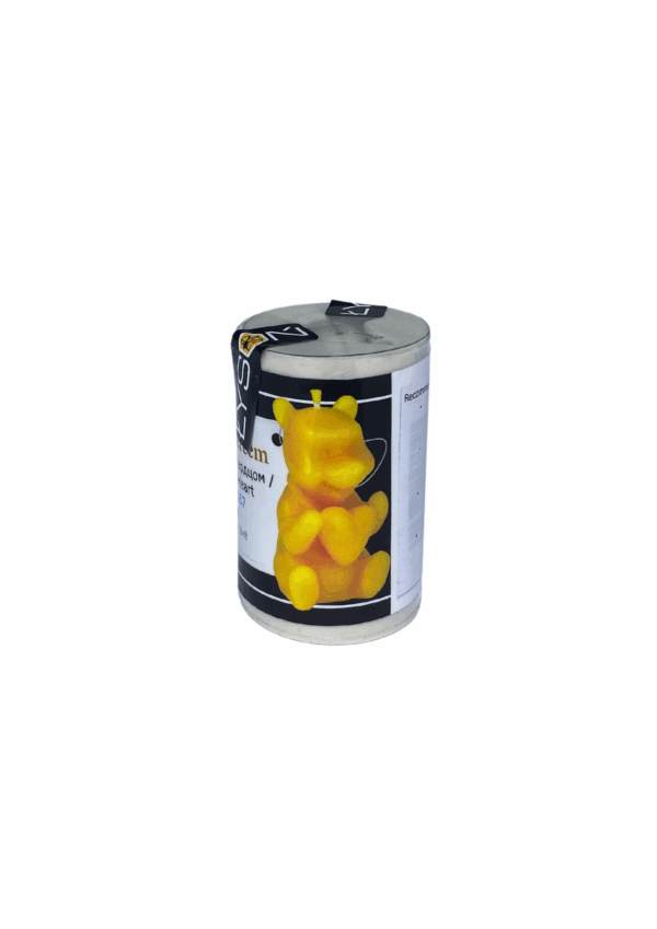 Moule bougie silicone ourson avec cœur