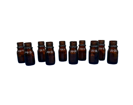 Flacon propolis verre ambré 5ml, TO18, pack de 10 — Apistore