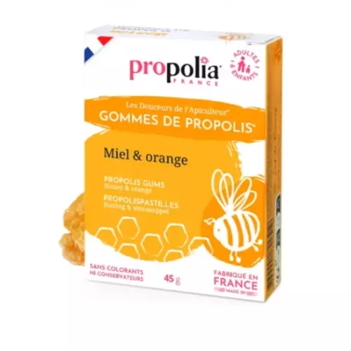 Gomme de Propolis Miel & Orange — Apistore