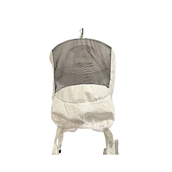 Voile apiculteur rond avec dos en toile à élastiques — Apistore