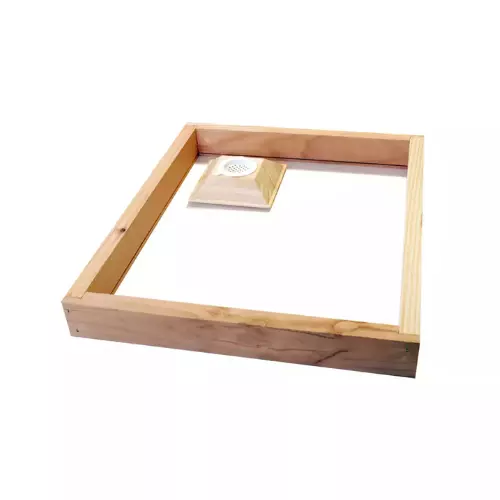 Nourrisseur visio Dadant 10 avec plexiglas et encadré en bois — Apistore
