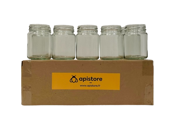 Pot en verre 125g (106ml), TO48, pack de 20 — Apistore — photo 4 sur 6