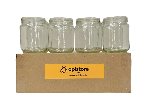 Pot en verre 250g (228ml), TO63, pack de 12 — Apistore — photo 11 sur 13