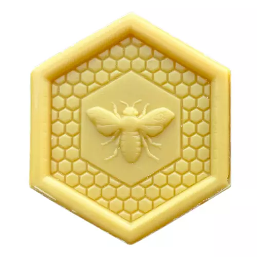 Savon hexagonal au miel 100g, le carton de 120 — Apistore — photo 1 sur 2