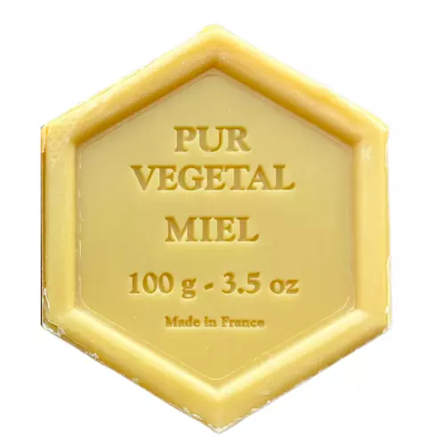 Savon hexagonal au miel 100g Savon hexagonal au miel 100g, le carton de 120 — Apistore — photo 2 sur 2