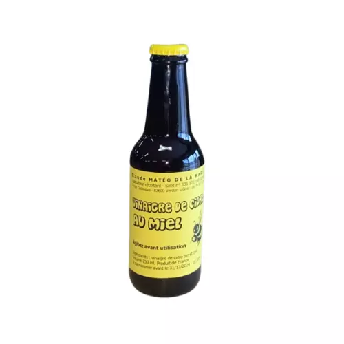 Vinaigre de cidre au miel 25cl — Apistore