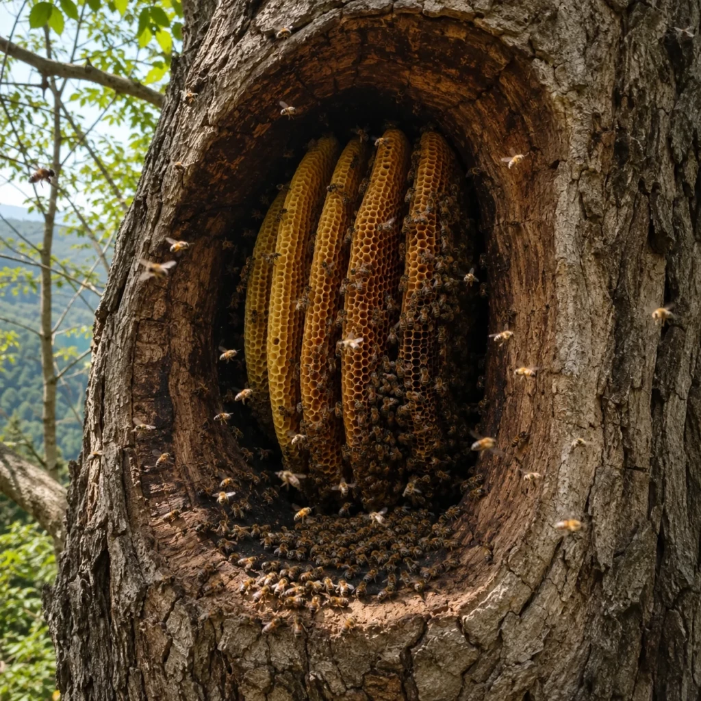  différence entre essaim d'abeilles : comparaison visuelle des habitats
